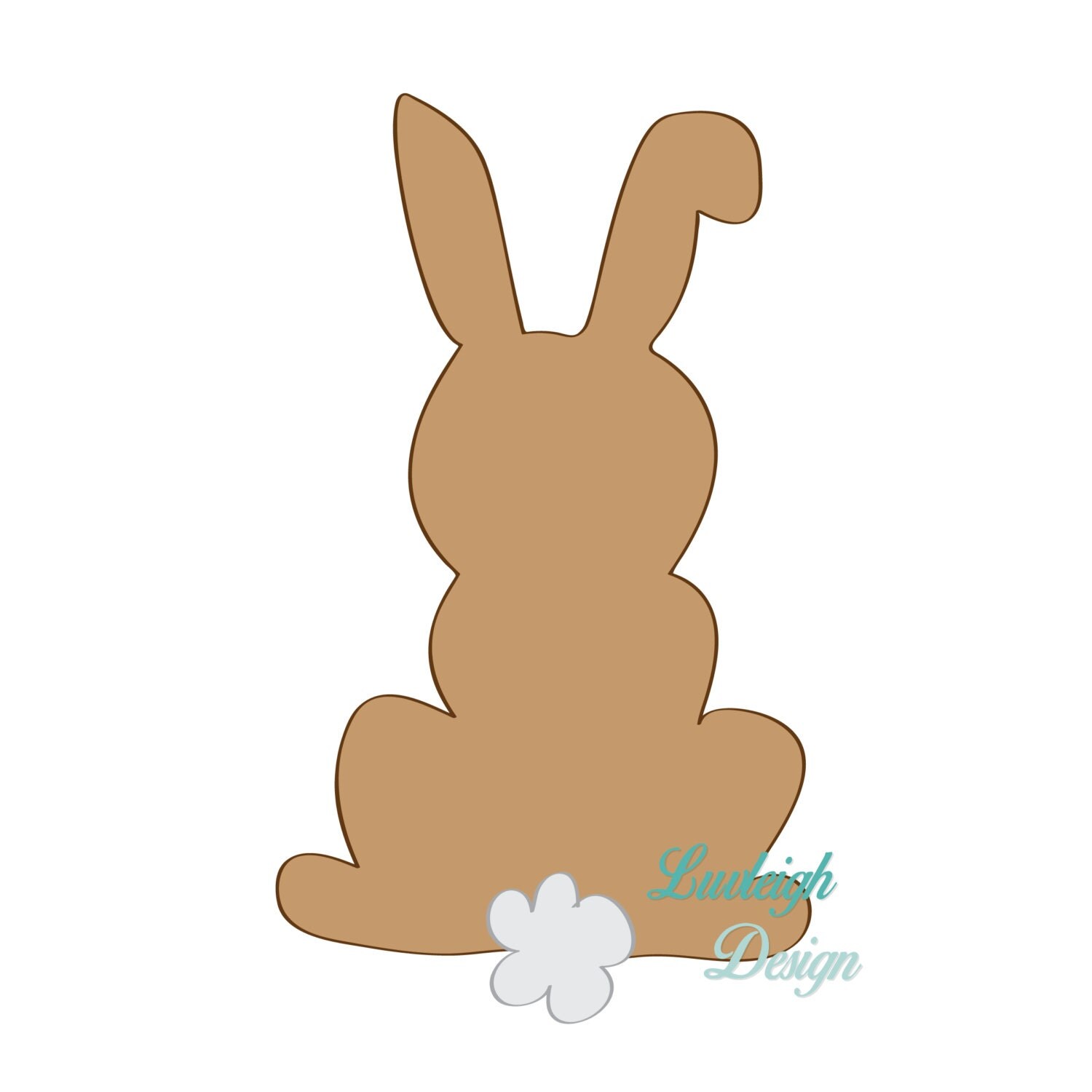 Download Bunny Rabbit Behind Clipart Download Vector File SVG Jpeg