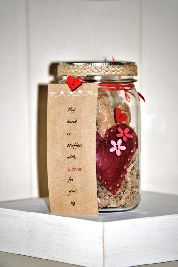 Items similar to Hearts in a Jar on Etsy