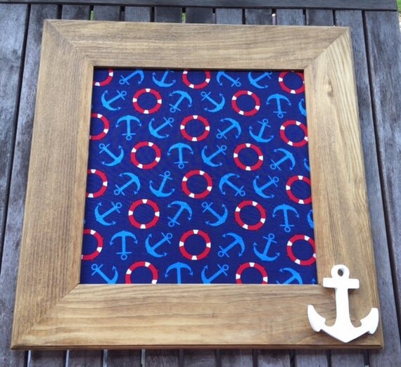 Anchor Cork Board Anchor Baby Boy Nursery Wall by EmmelinesDesigns