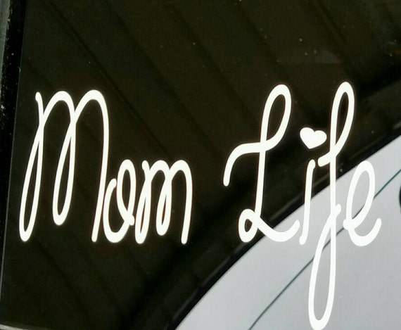 Items Similar To Car Decal Mom Life Vinyl Decal On Etsy