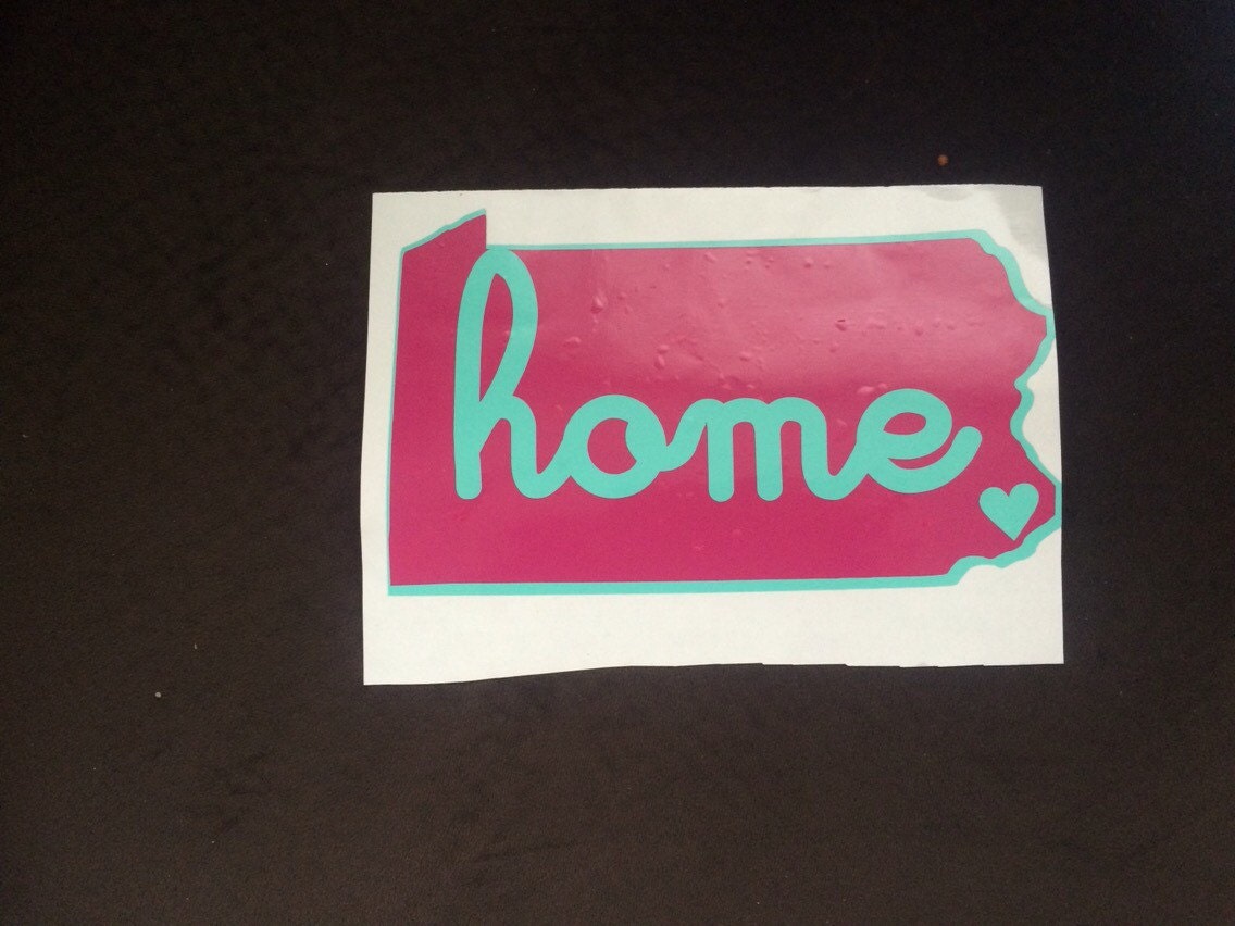State home window decal