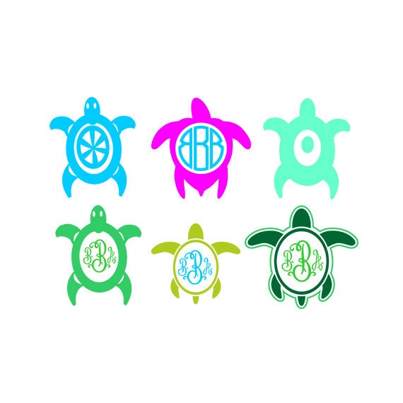 Download Turtle svg turtle monogram svg turtle files Cutting