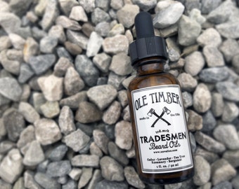 TRADESMEN Beard Oil -- Ole Timber -- 1 oz Bottle Beard Conditioner