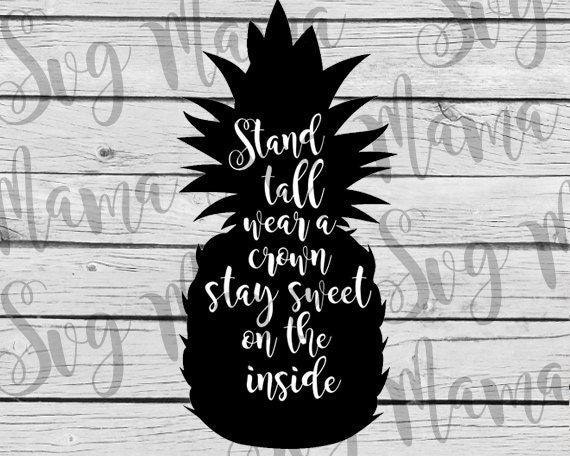 Download Be A Pineapple SVG JPG PNG Cutting File T-Shirt by SVGmama