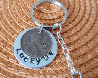 Lucky Us Commemorative/Memorial Keychain