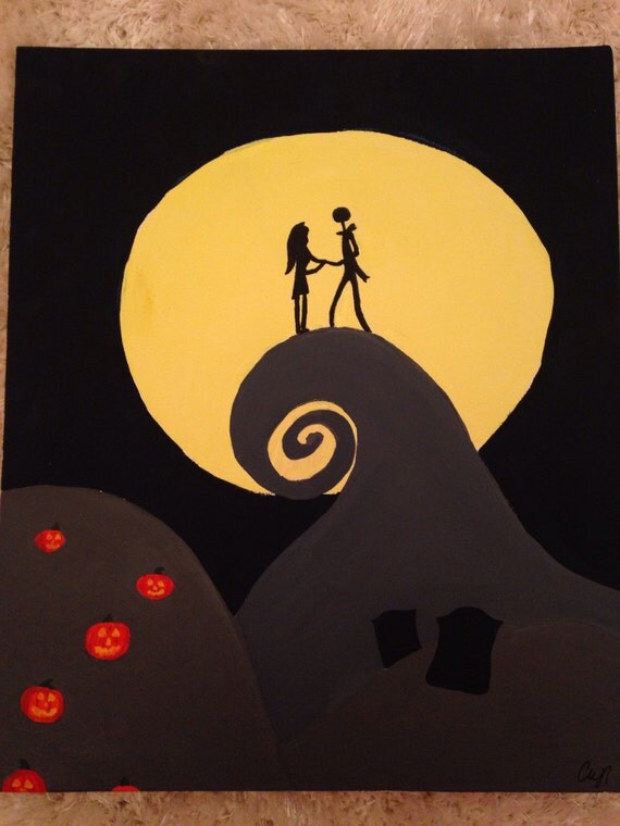 Nightmare Before Christmas Easy Paintings