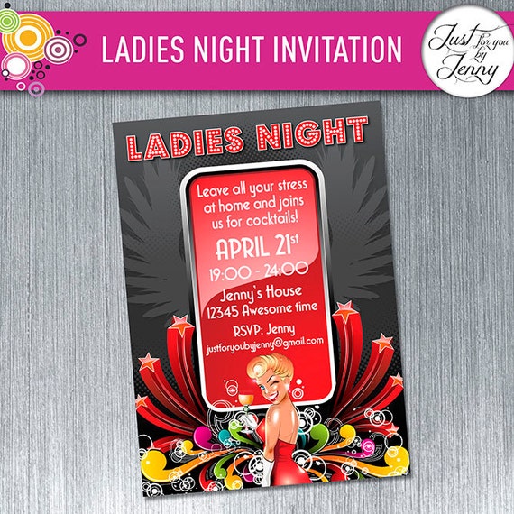 Ladies Night Invitations 10