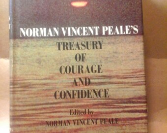 Norman Vincent Peale, signed copy, Treasure of Courage & Confidence