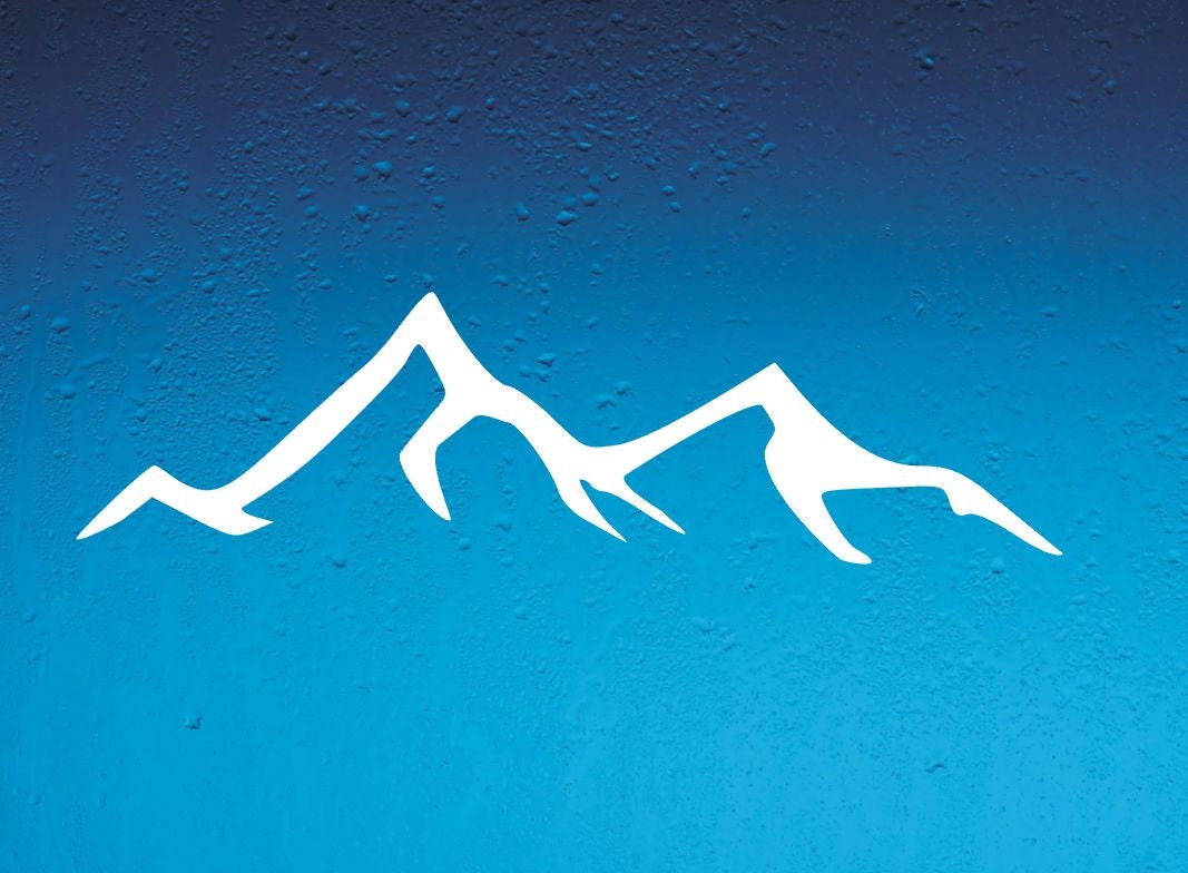 DECAL Mountain Vinyl Decal Car Window Decal Laptop Decal