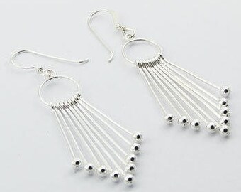 10-sticks earrings (925 steerling silver)