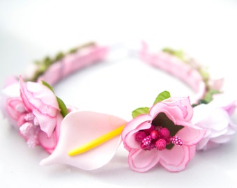 Romantic shabby chic headband