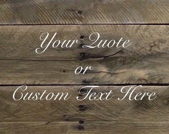 5x12" Custom garden sign - photo prop - custom wood sign - rustic home decor - reclaimed wood decor - established sign