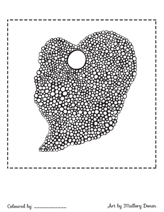 Items similar to Printable Adult Colouring Page, Drawing, Black Ink on Etsy