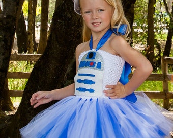 R2D2 tutu dress - Star Wars birthday party - R2D2 costume - tutu dress - R2D2 costume - star wars tutu dress - bb8 - darth vader - yoda