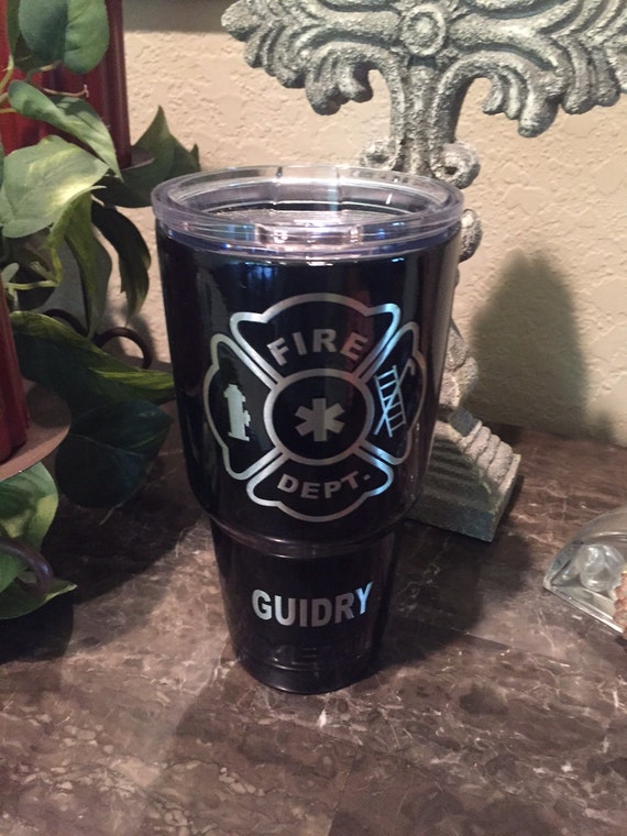 Custom Powder Coated Yeti RTIC Cups Yeti Fire Department