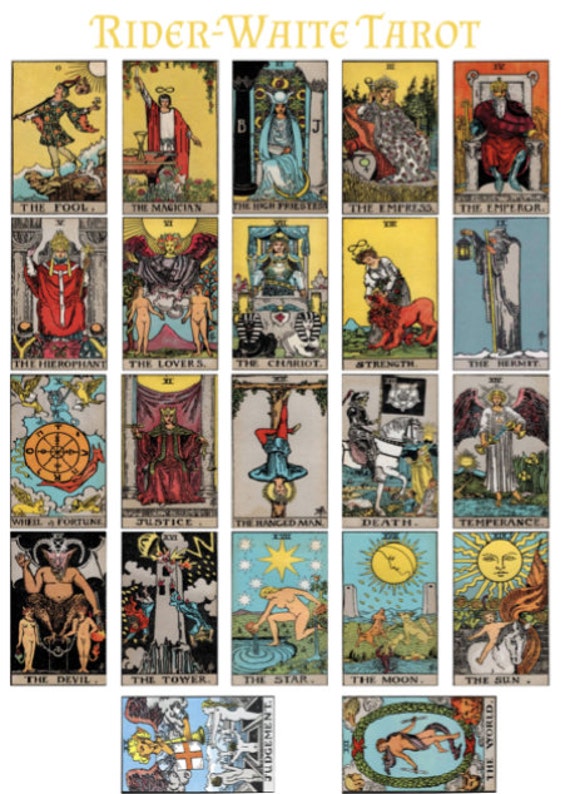rider waite tarot cards meanings