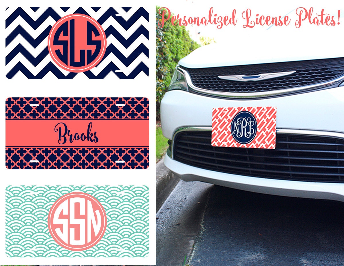 personalized-license-plates-15-designs-monogrammed-custom