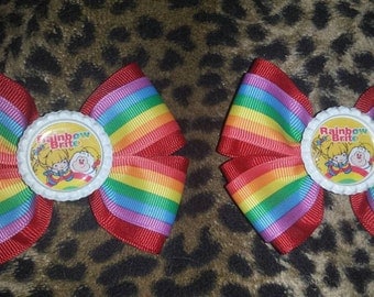 2-Rainbow Brite Bows