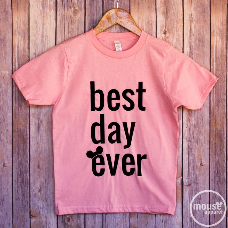 Best Day Ever Kids Shirt/Disney Shirt/Disney Kids by MouseApparel