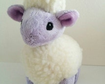 purple sheep stuffed animal