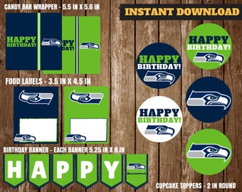 Seahawks birthday | Etsy