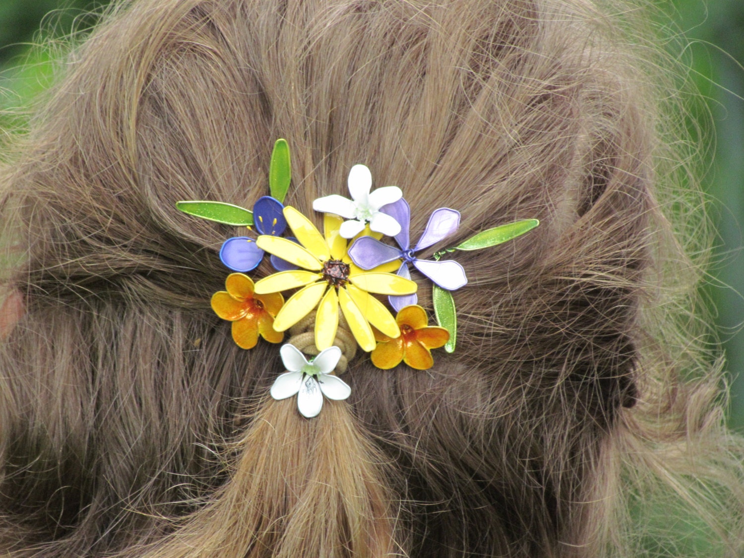 Custom hair posy set of 9 hair ornaments Everlasting