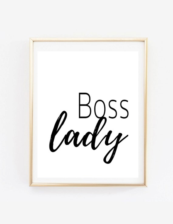 Gift For Boss Boss Lady Office Sign Office by TiniTimeCreations