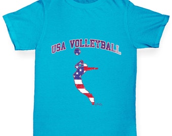 usa volleyball t shirt