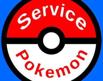 Service Dog Patch, Fandom Service Dog Patch, Geeky dog patch, Pokemon Patch