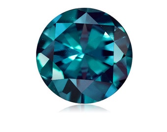 0.54-0.87 Cts of 5x5 mm AAA Round Russian Lab Created Alexandrite ( 1 pc ) Loose Gemstone-369369