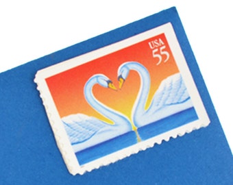 20 Love Swans Postage Stamps - 55c - 1997 - Unused - Quantity of 20