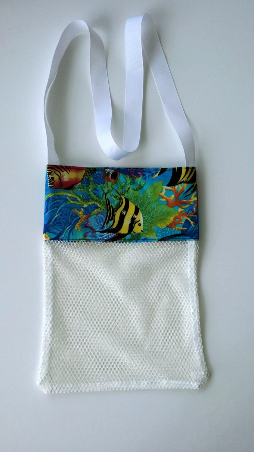 mesh bag for collecting shells