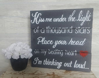 Thinking out loud | Etsy