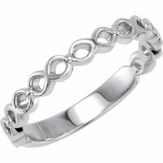 Sterling Silver Stackable Ring by AndronikosJewelry on Etsy