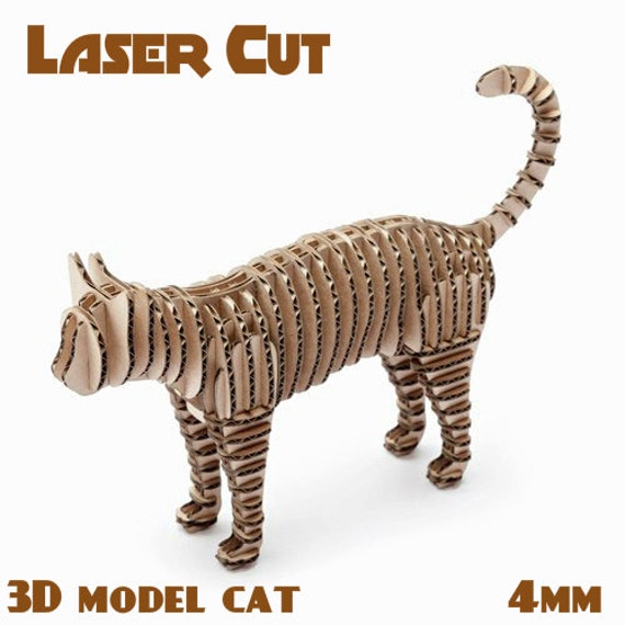 cat craft laser topper toy