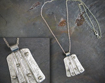 Endless - Textured Sterling Silver necklace