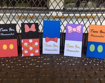 Disney Fab Five Mousekeeping Envelopes