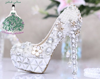 Items similar to istanbul Wedding - Handpainted Bridal Shoes on Etsy