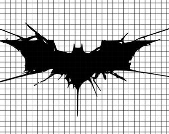 Batman Splatter SVG/DXF/download for Cricut and Silhouette