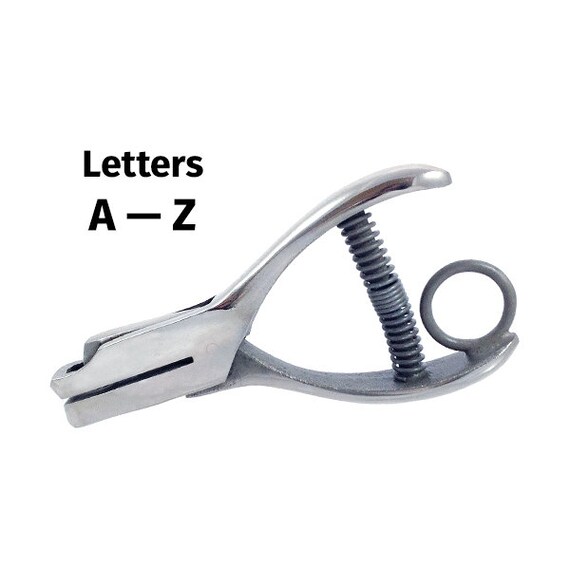 Hole Punch Letters of the Alphabet AZ 3/16