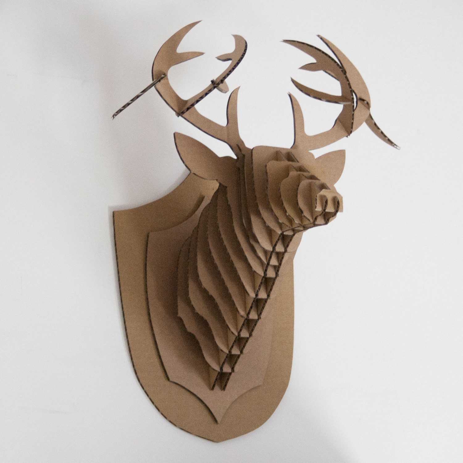 DEER HEAD TEMPLATE laser cutting file wall decoration
