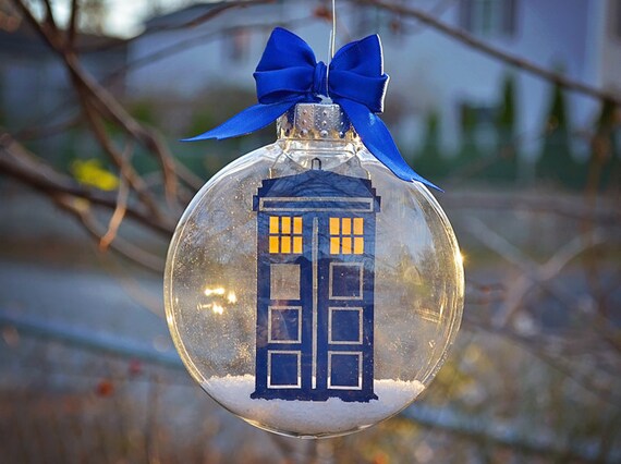 dr who tardis christmas tree ornament dr who tardis christmas tree ornament