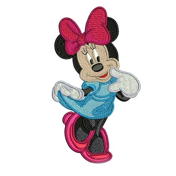 Machine Embroidery Design Minnie Mouse 2 sizes