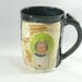 Large Ceramic Coffee Mug, Pottery Mug, Pottery Cup, Teacup, Unique Coffee Mugs, Woodland Art 327