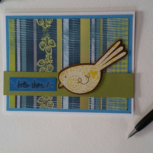 HANDMADE PAPER ART CARDS MIXED MEDIA & by CreativeDesigns on Etsy