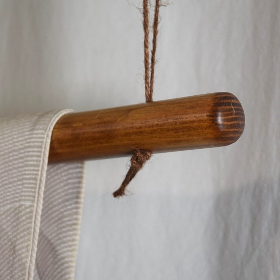 Honey Wooden Kimono Display Rod Hanger Pine For by kyotokimono
