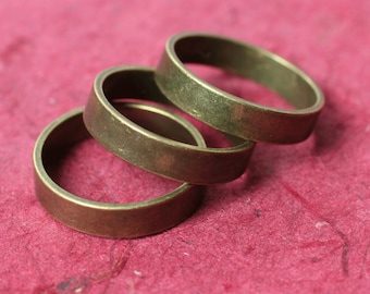 Antique brass band ring, one piece (item ID BR16AB)