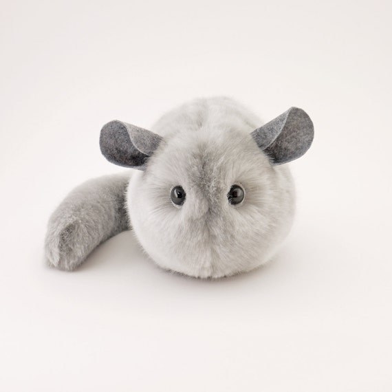 Stuffed Chinchilla Stuffed Animal Cute Plush Toy Chinchilla