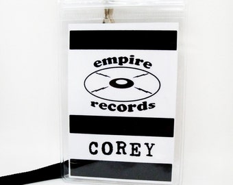 Empire Records Name Badge Prop