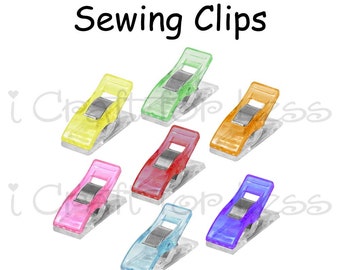 100 Mini Sewing Clip / Quilting Clips /Binding Clips / Craft Clips / Knitting and Crocheting Clips / Plastic Clips - SEE COUPON